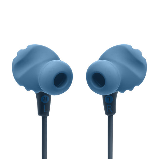 JBL Endurance Run 2 Wireless - Blue - Waterproof Wireless In-Ear Sport Headphones - Back image number null
